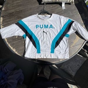Puma white long sleeve